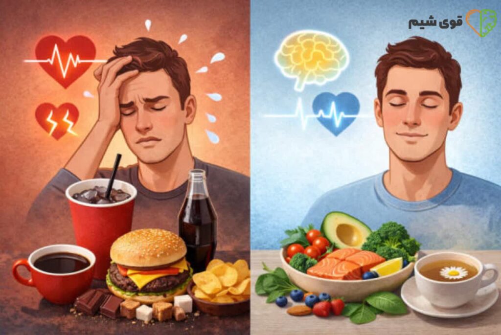 غذاهای مضر برای حمله پانیک